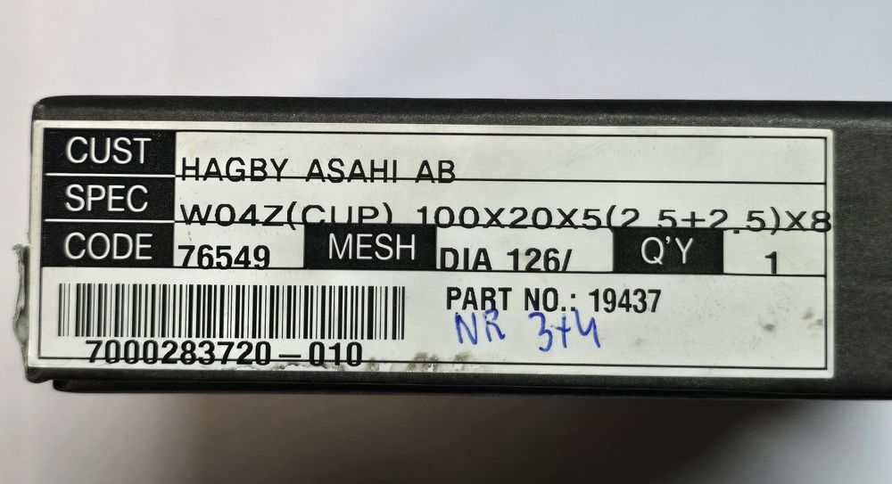 Ściernica diamentowa 100x20x5