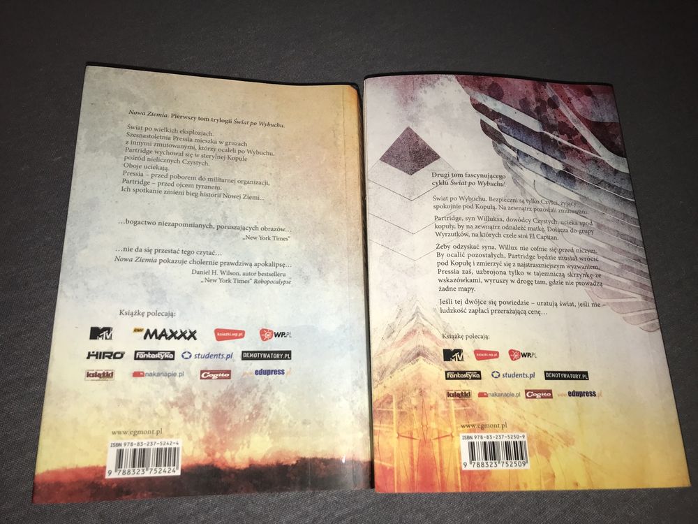 “Nowa ziemia” i “Nowy przywódca” Julianna Baggott