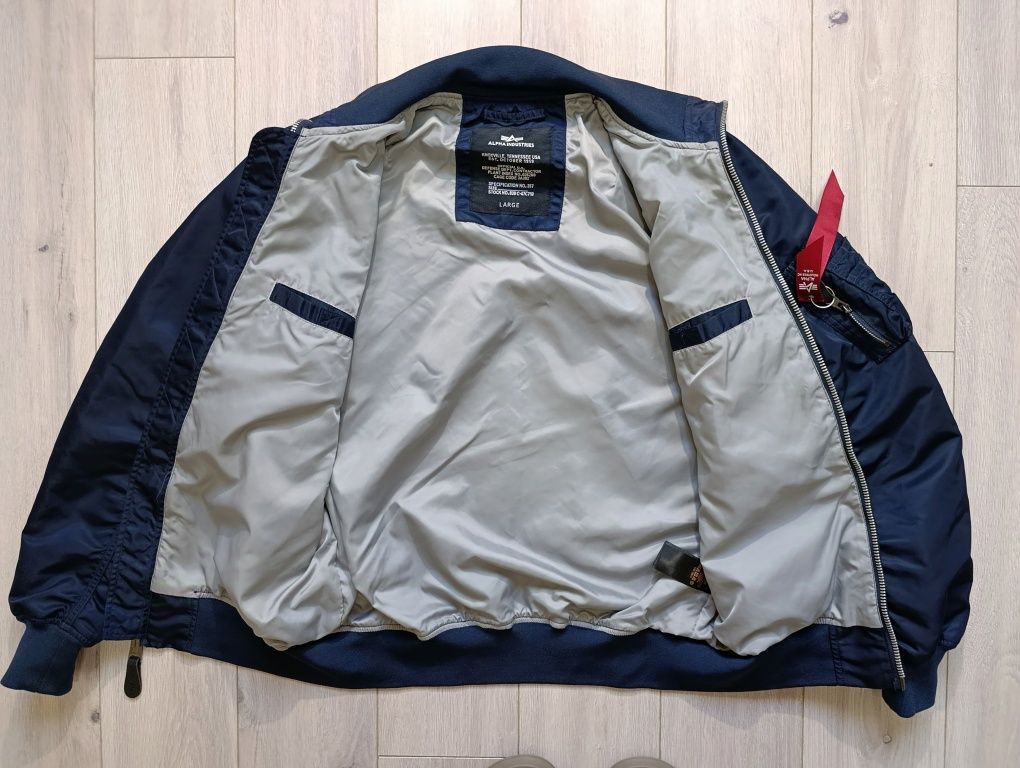 Nowa męska cienka kurtka Alpha Industries roz.L
