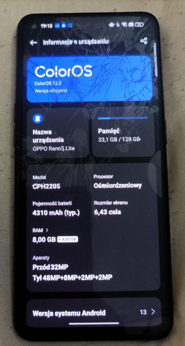 Smartfon Oppo Reno 5 lite