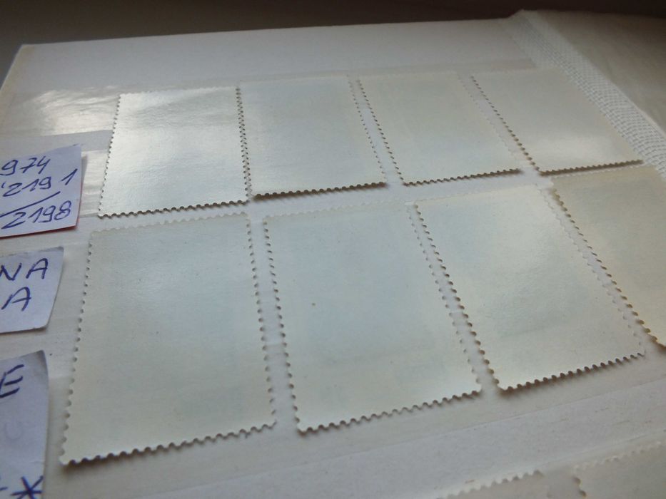 12szt. znaczki seria Fi2191 Fi2262 Polska 1975r. MALARSTWO SZTUKA klej