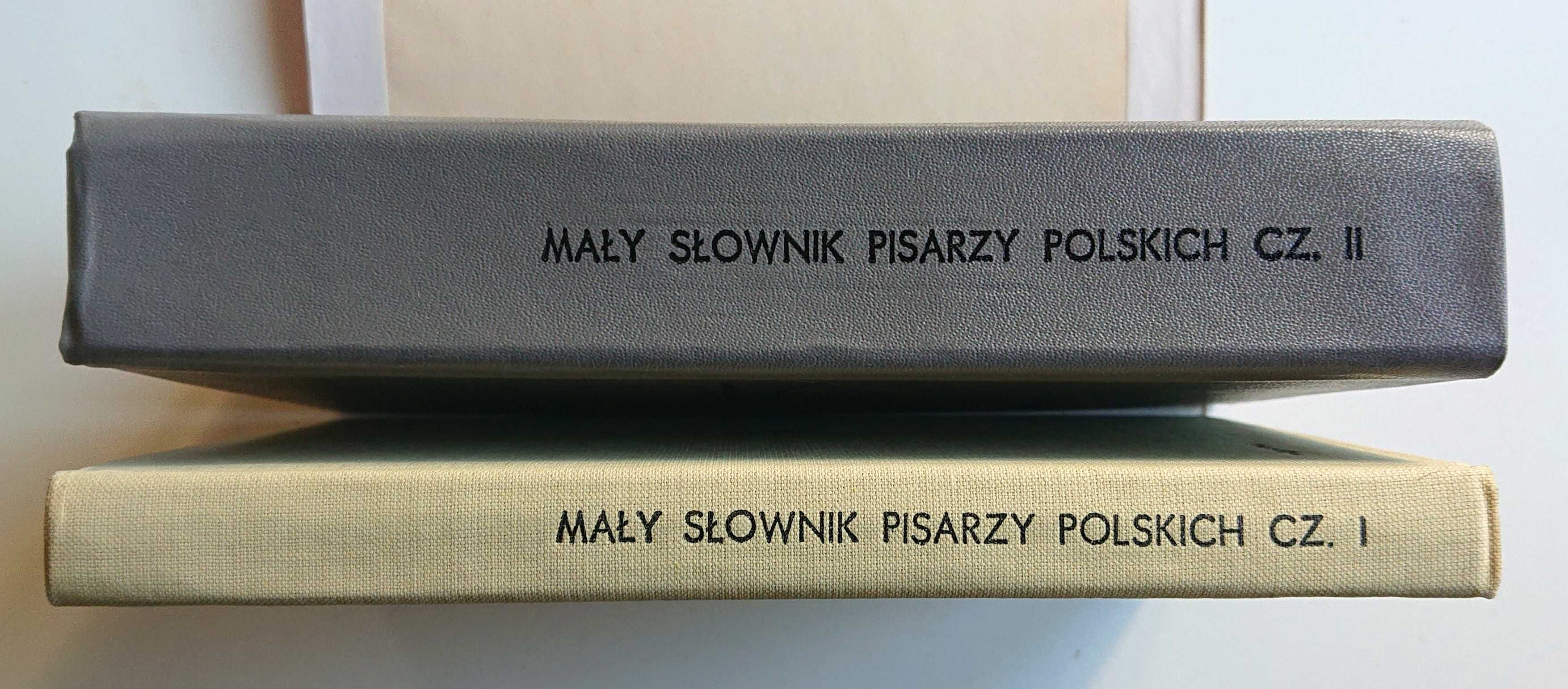 "Mały słownik pisarzy polskich" - 2 tomy