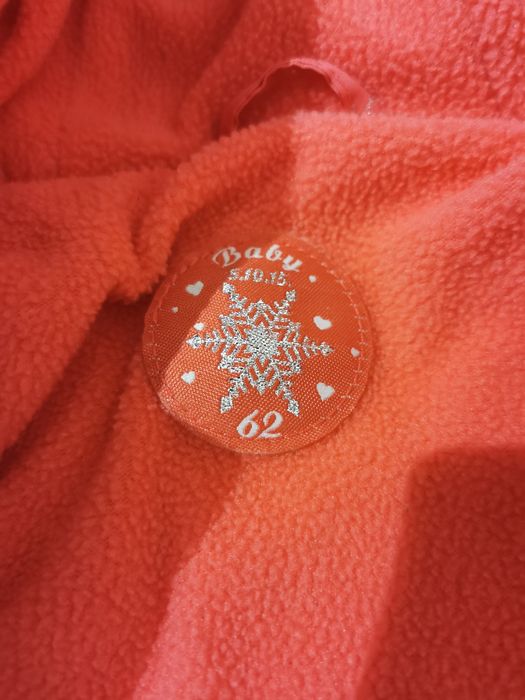 Kombinezon zimowy dla dziewczynki, 5 10 15, rozmiar 62