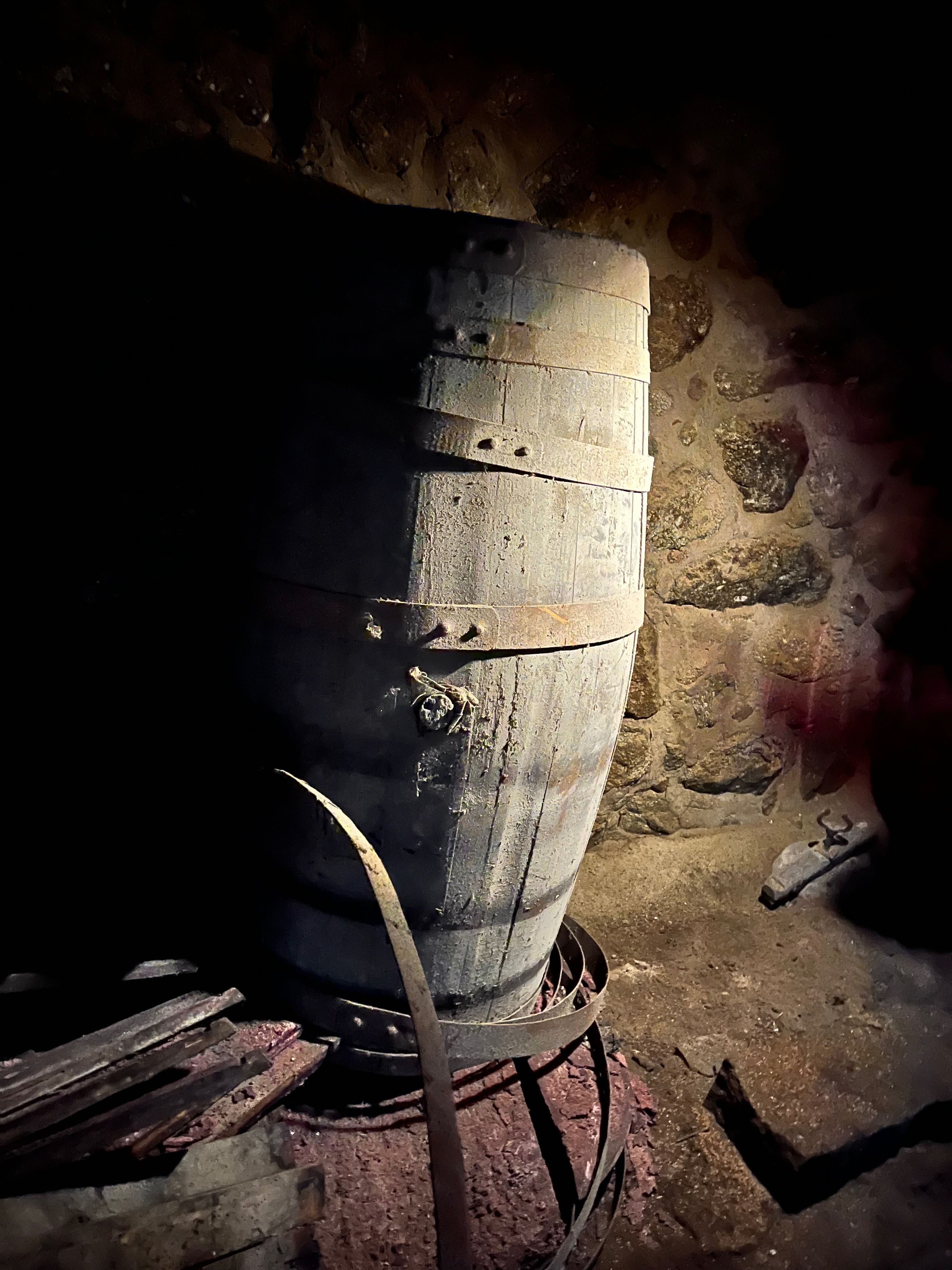 Barril antigo para vinho