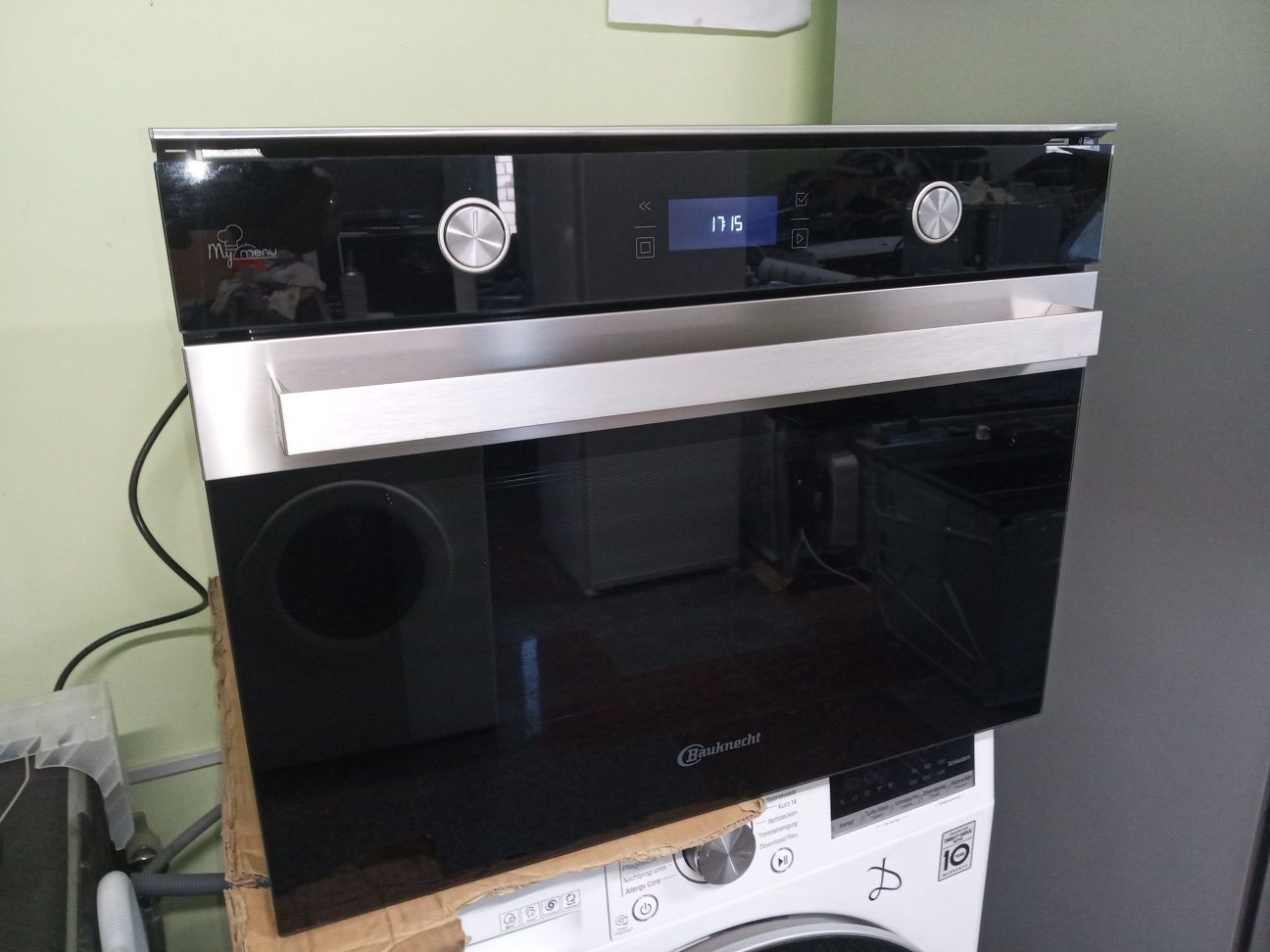 2в1 Духовой шкаф + микроволновка Whirlpool нержавейка из Германии