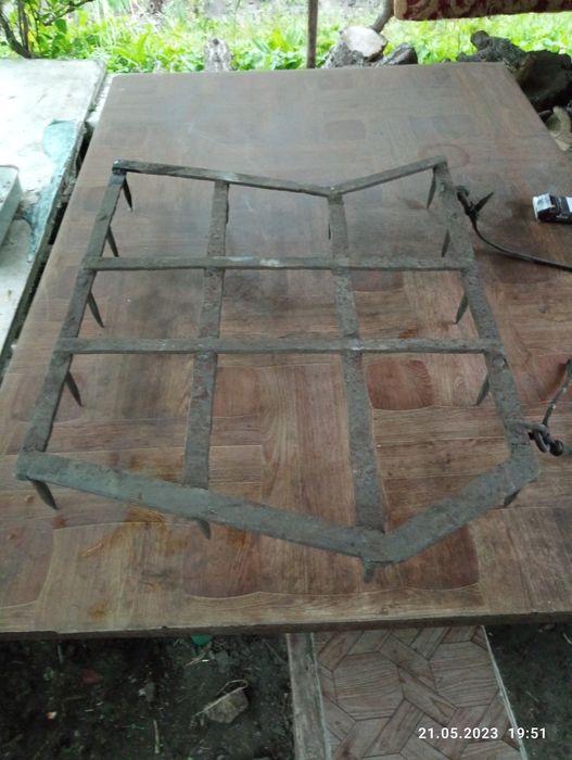 Борона металлическая