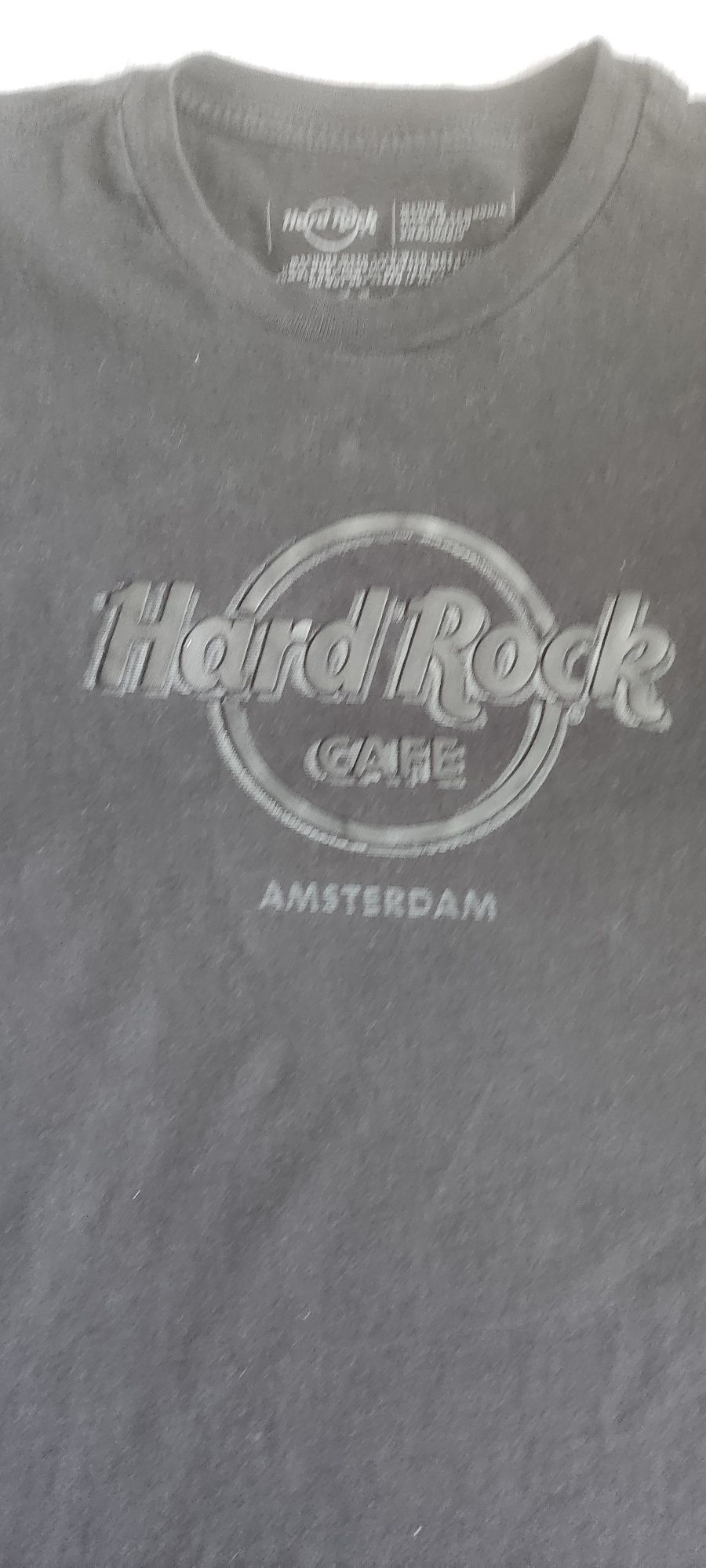 Футболка хард рок кафе Амстердам чорна унісекс