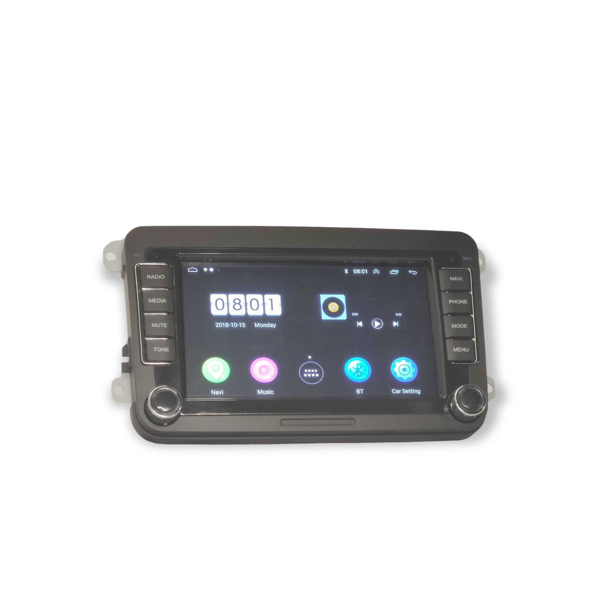 Rádio Volkswagen VW SEAT SKODA - Android 2 DIN GPS WIFI OBD Bluetooth