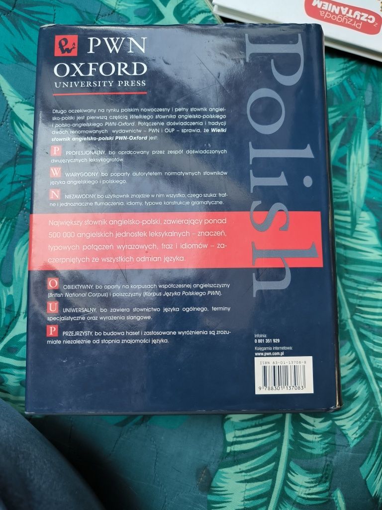 Wielki Słownik angielsko-polski PWN OXFORD