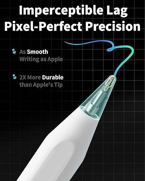 Стилус Metapen Pencil A8 сумісний з iPad, швидке заряджання