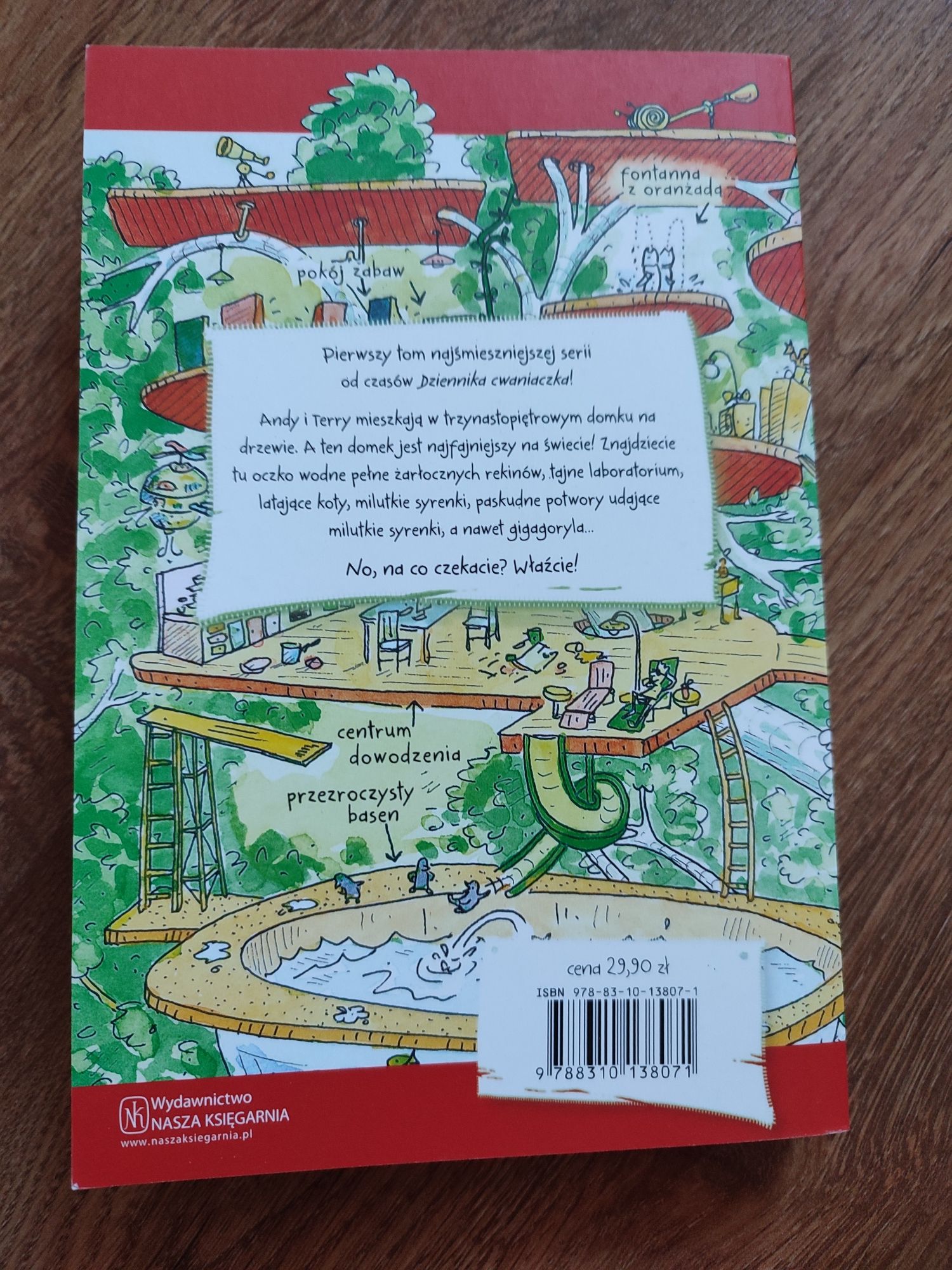 Książka dla dzieci 13-piętrowy domek na drzewie