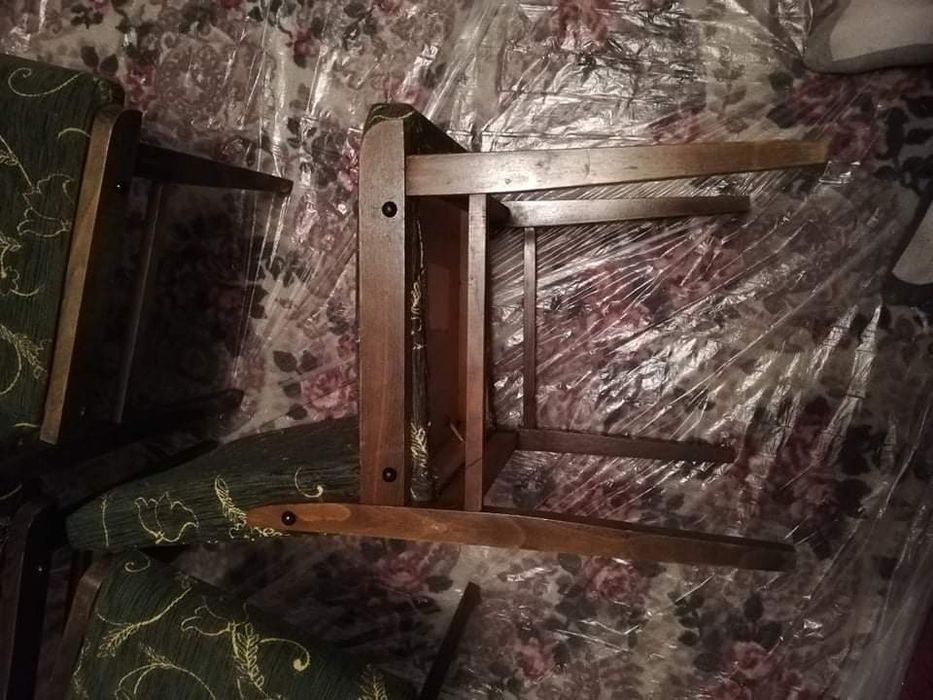 Komplet 4 szt krzesła PRL