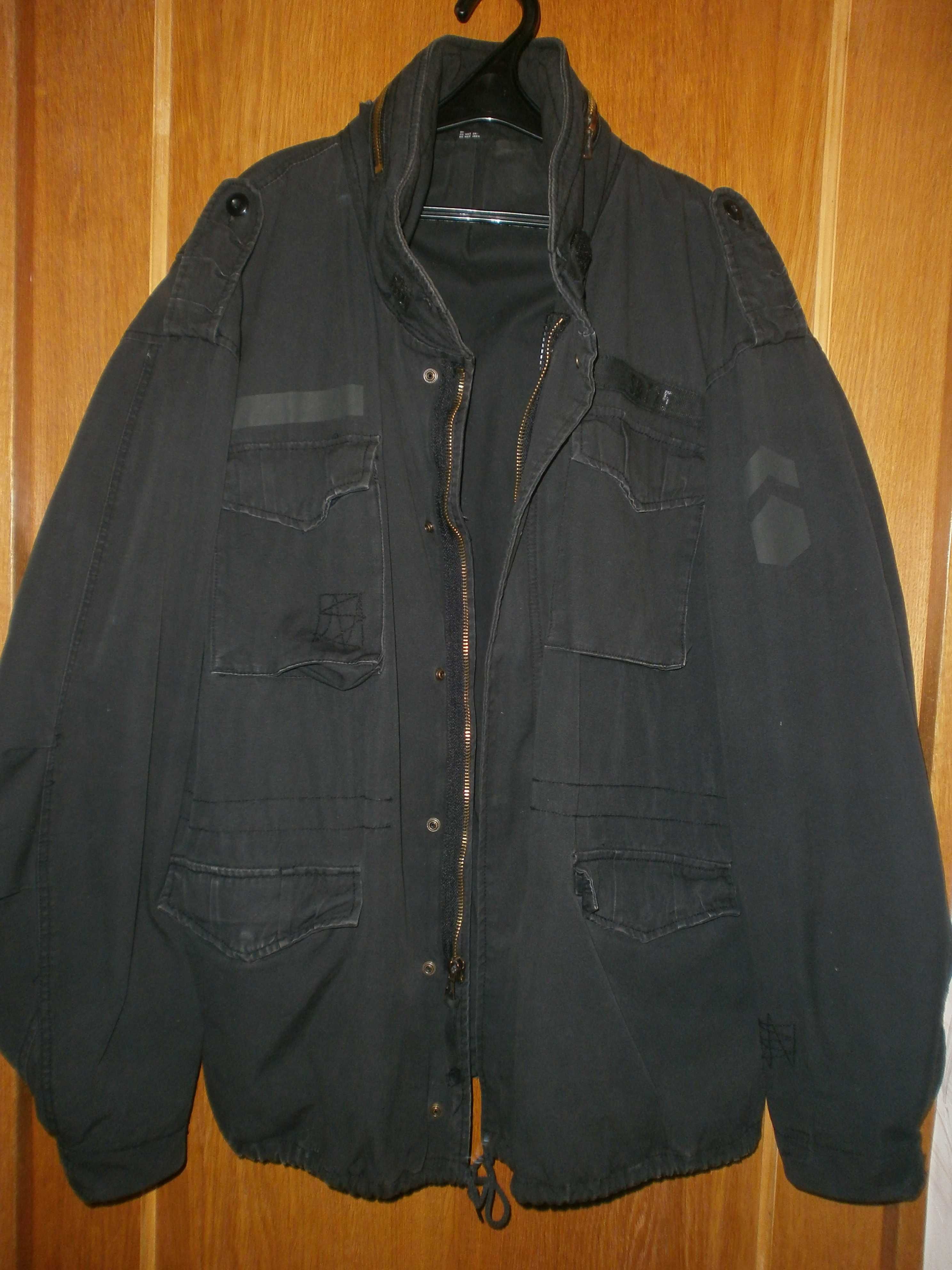 Куртка М65 Surplus ST&75, чёрная, разм. XXL, наш 60. ПОГ-72 см