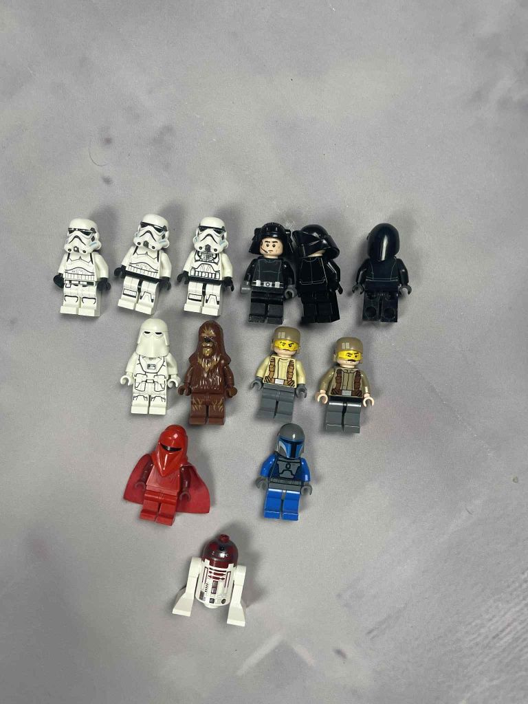 3 białe figurki LEGO star wars