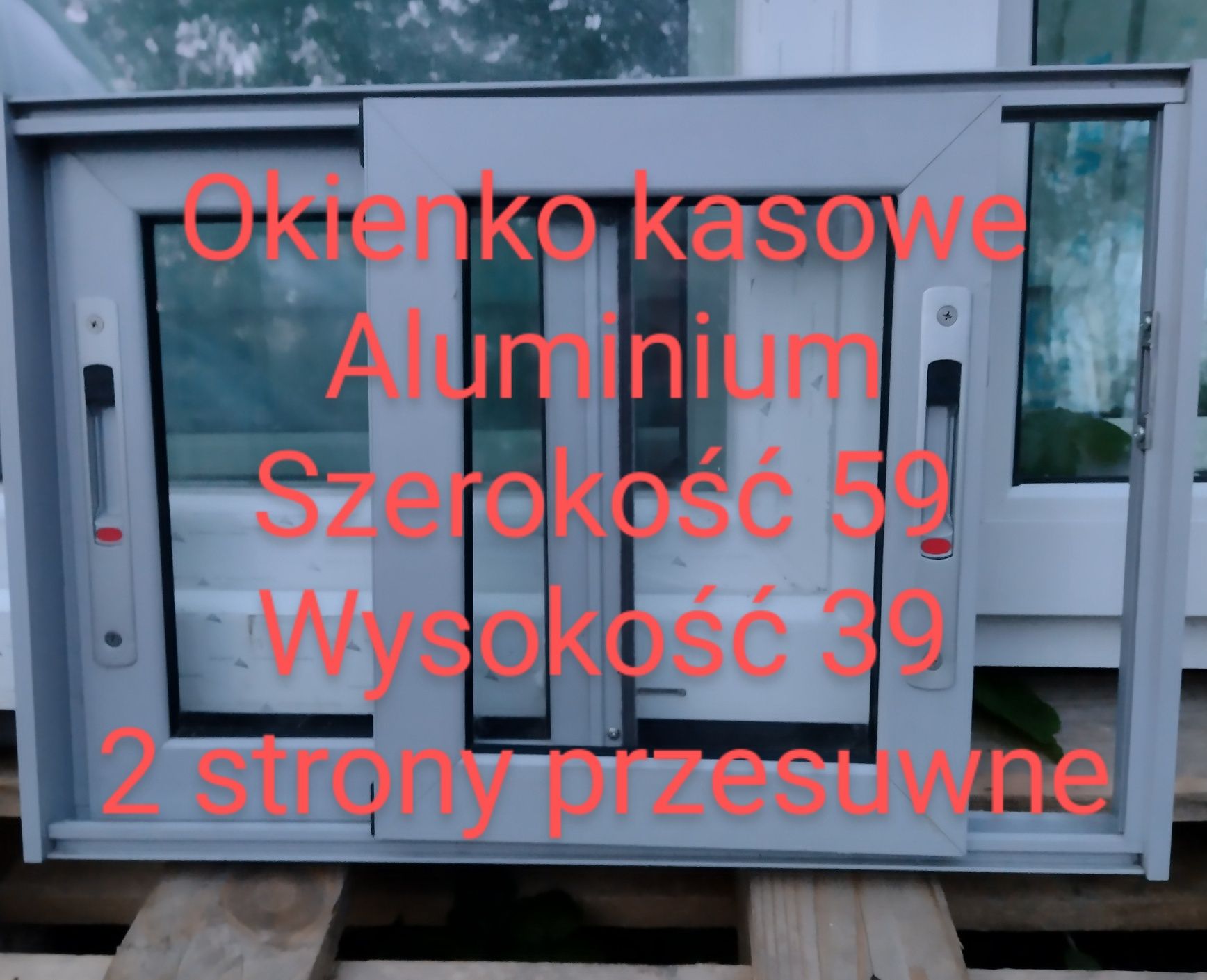Okno aluminiowe Ekskluzywne 210x180 50%ceny