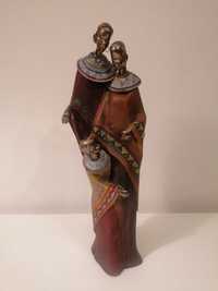 Stara oryginalna gipsowa figurka w afrykańskim stylu