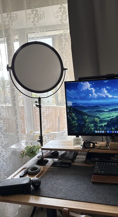 LED світло «млинець» (Bi-color) + СТІЙКА В ПОДАРУНОК