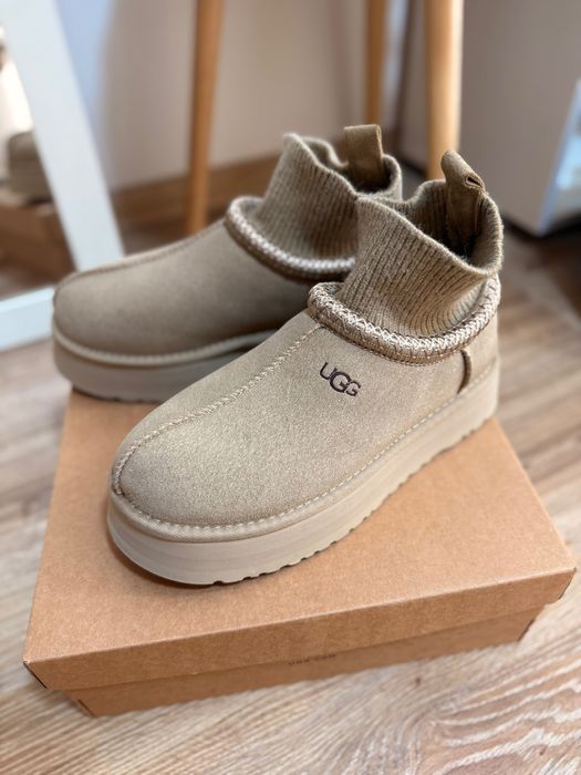 UGG Tasman Platform Sock Beige