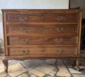 Cómoda de quarto de 4 gavetas
