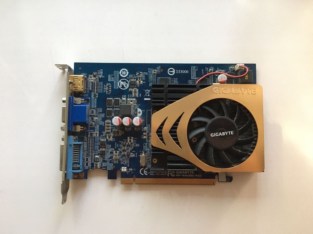 Продам видеокарту 1 GB GIGABYTE GV-R465OC-1G