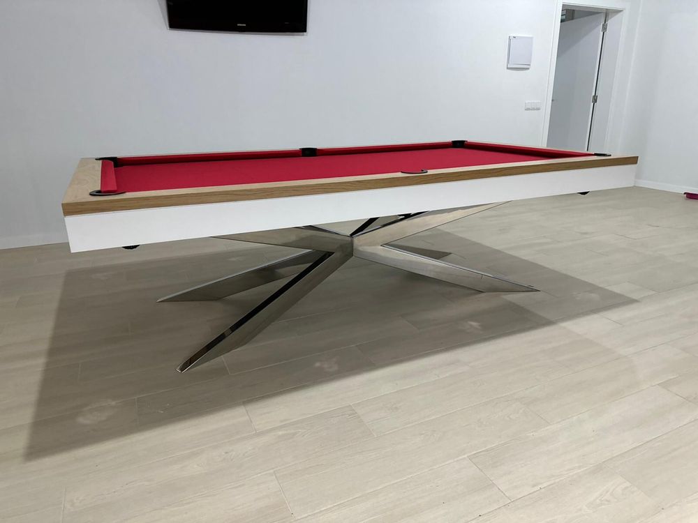 Snooker Spider inox / Mesa jantar