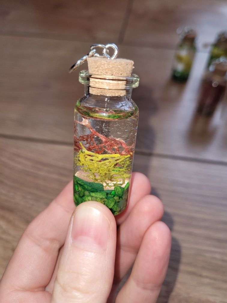 Mini buteleczki dekoracyjne, 10 sztuk upominek podziękowania chrobotek