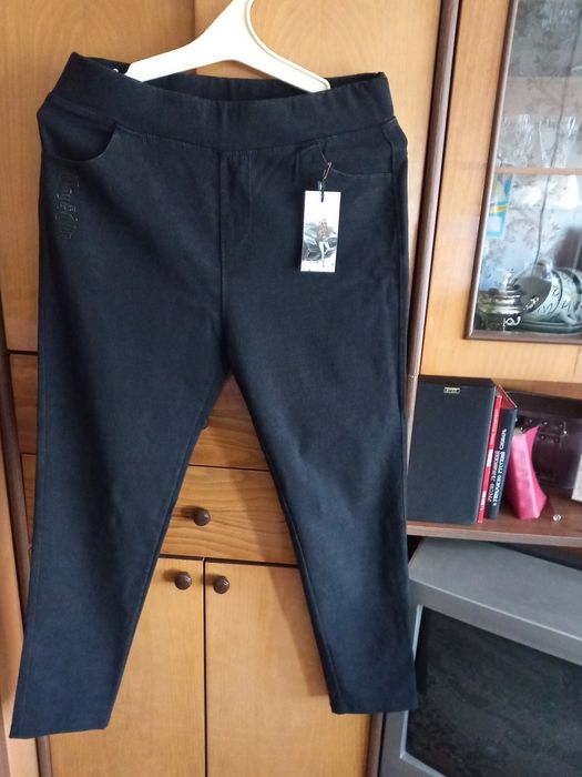 Брюки жіночі нові чорні стрейч р. 7XL