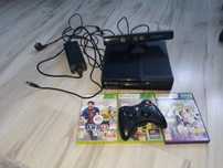 Zestaw  Konsola+ Kinect Xbox 360 plus  pad + zasilacz  3 gry