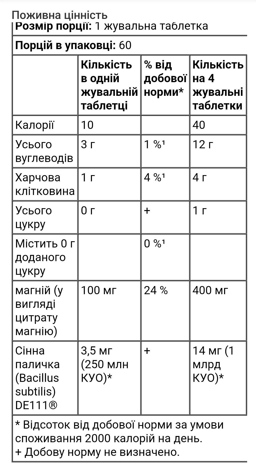 Garden of Life дитячий магній із пребіотиками і пробіотиками для детей
