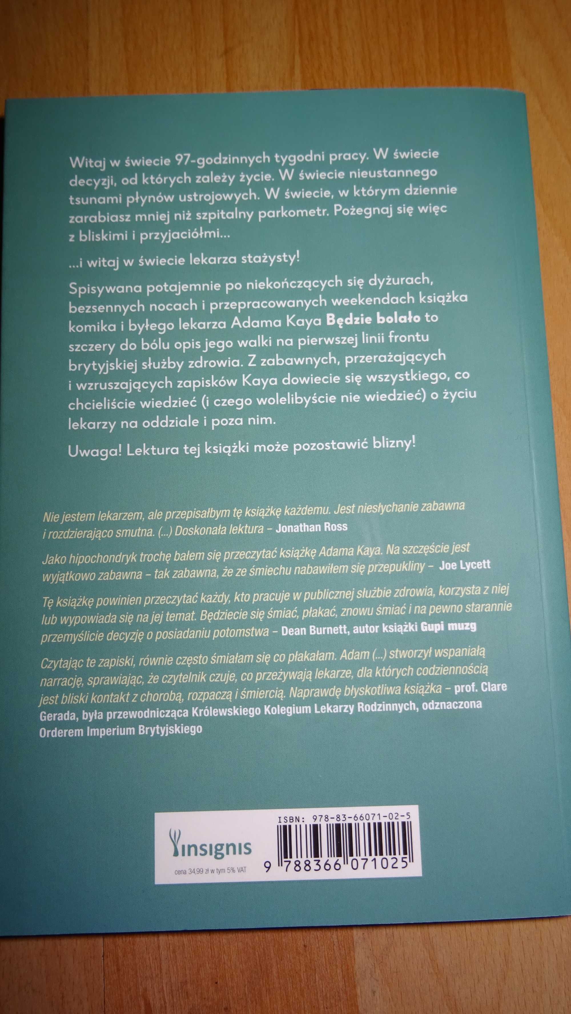 Adam Kay - Będzie Bolało (Sekretny dziennik młodego lekarza)