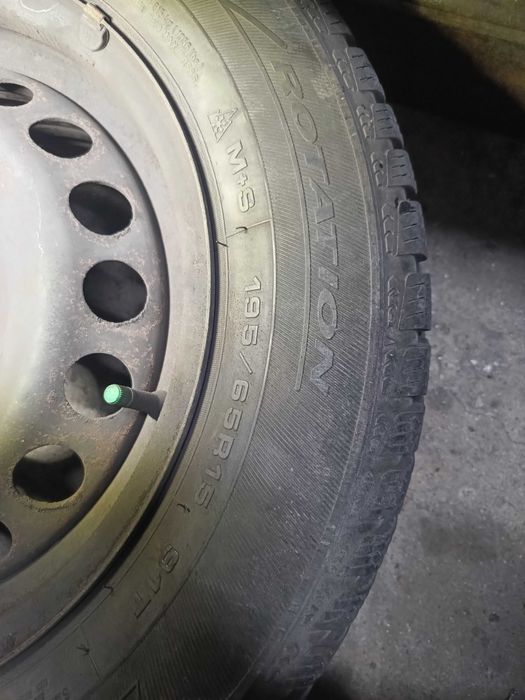 Koła zimowe na stalowych felgach chevrolet Aveo