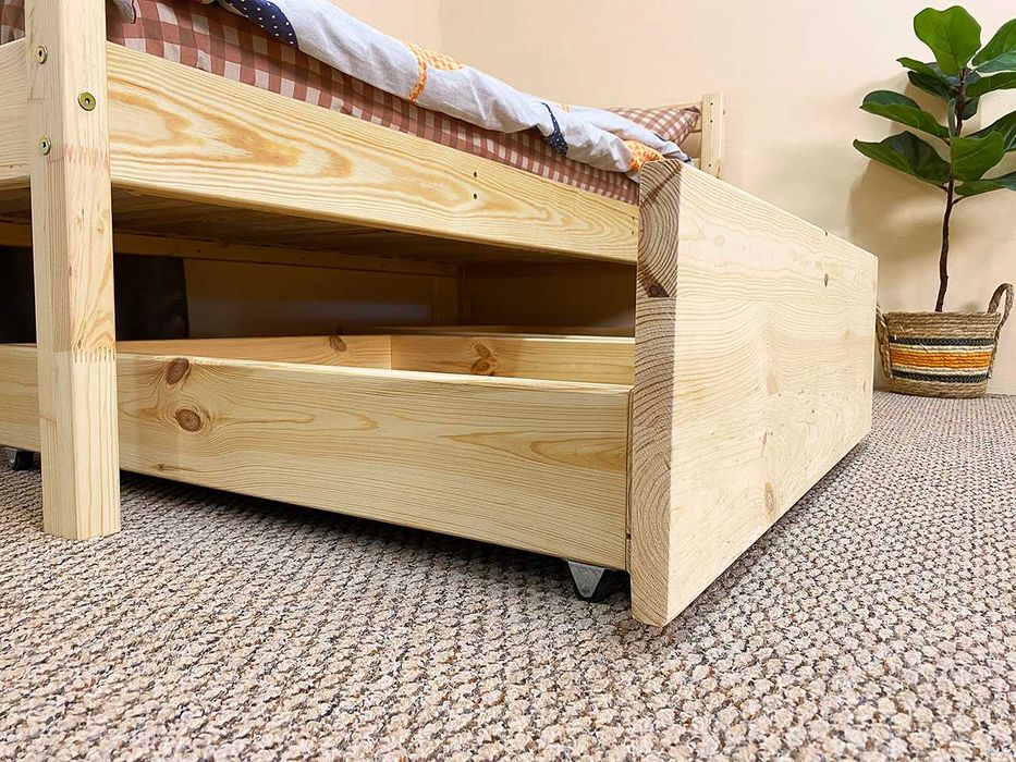 Ліжко натуральна сосна "Сімба" | Оплата при отриманні АКЦІЯ 3750 грн