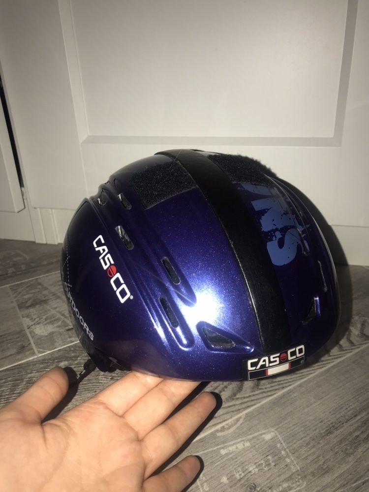 Kask narciarski Junior CASCO + uszy renifera