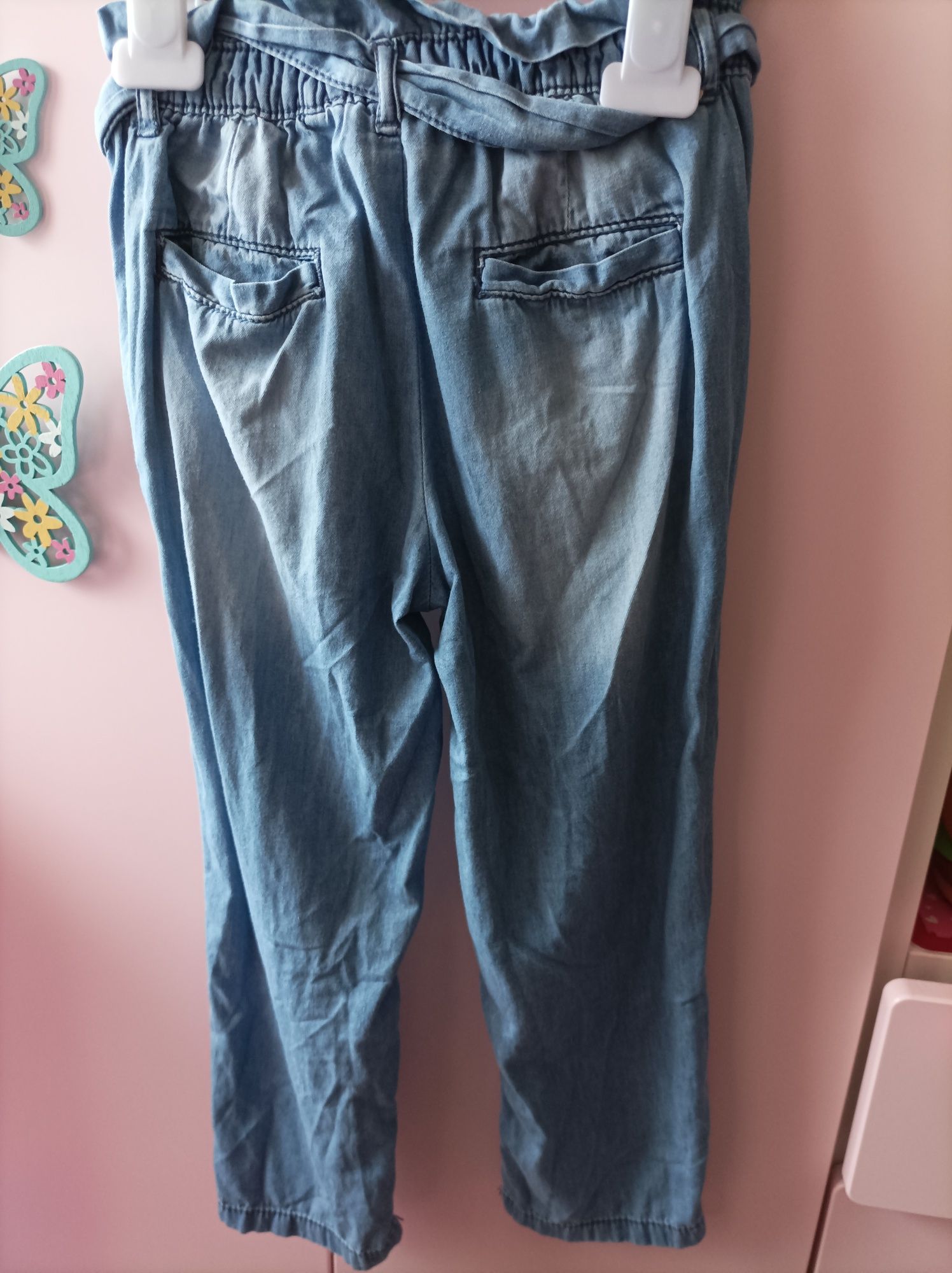 Spodnie cienki jeans cool club 104 cm, papier bag