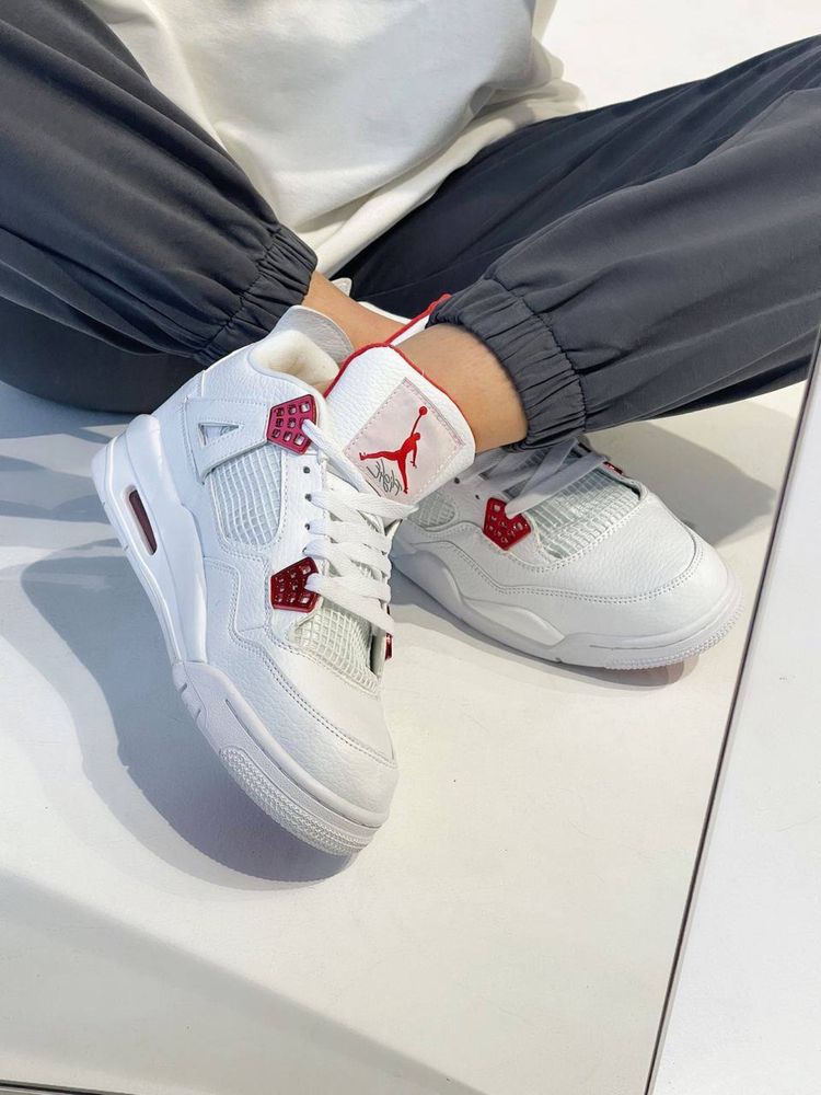 Sneakersy Nike Air Jordan 4 metallic red