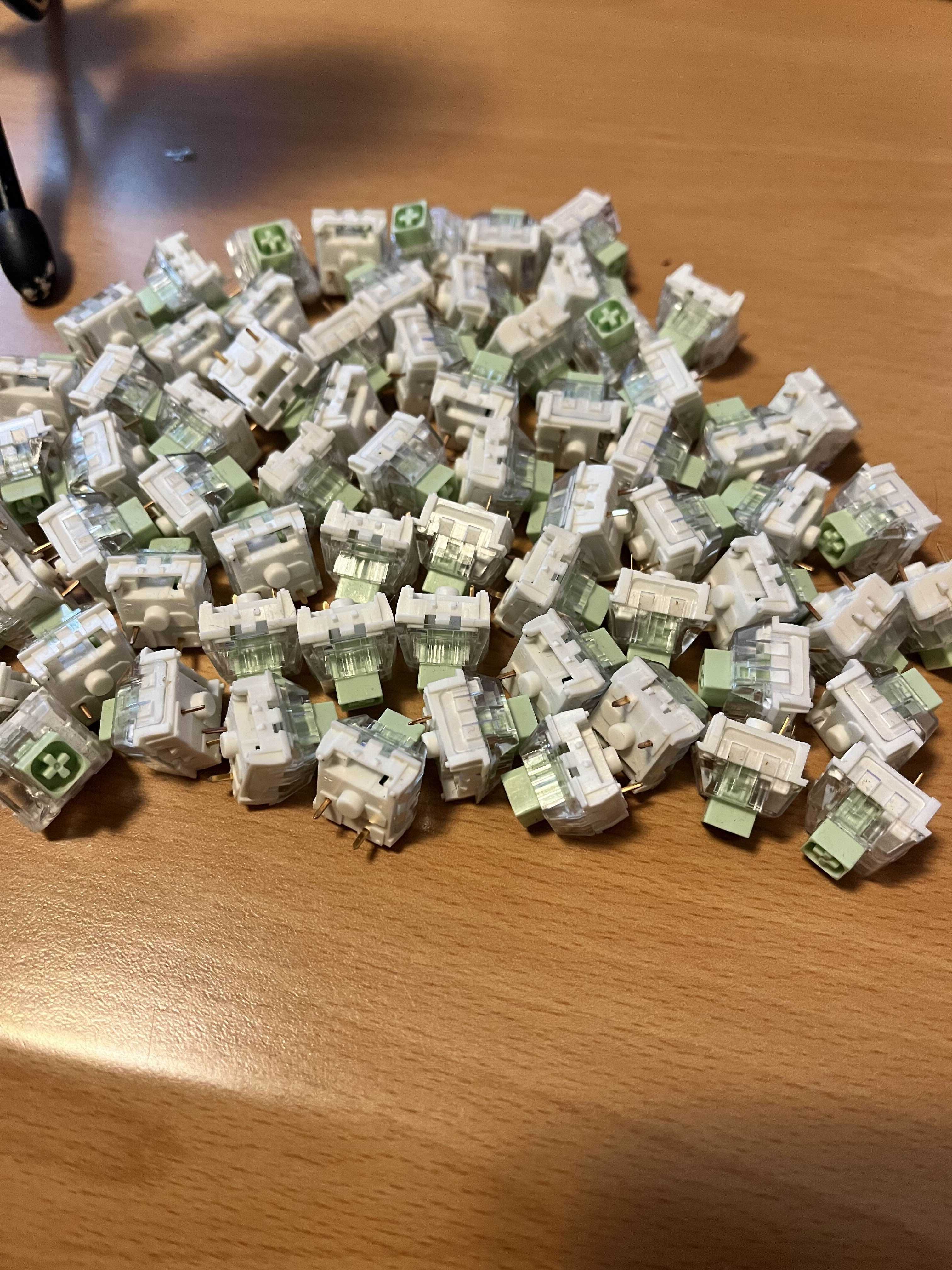 Kailh Box Jade Switches (clicky)