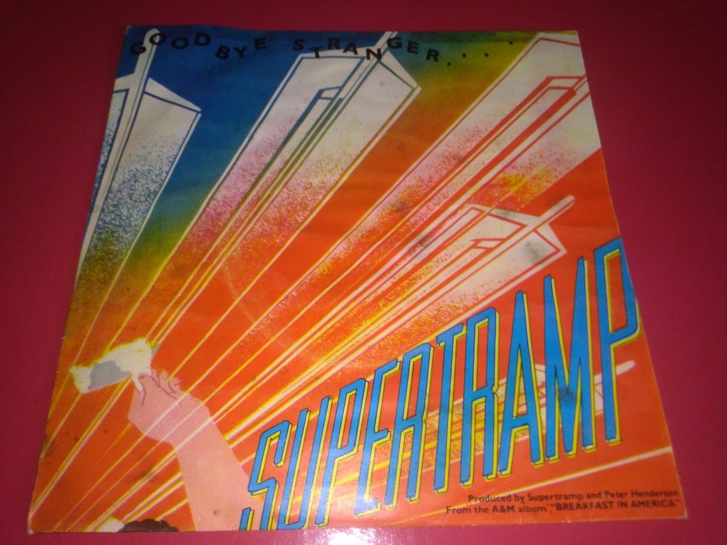 Antigo vinil single Supertramp – Goodbye Stranger  1979