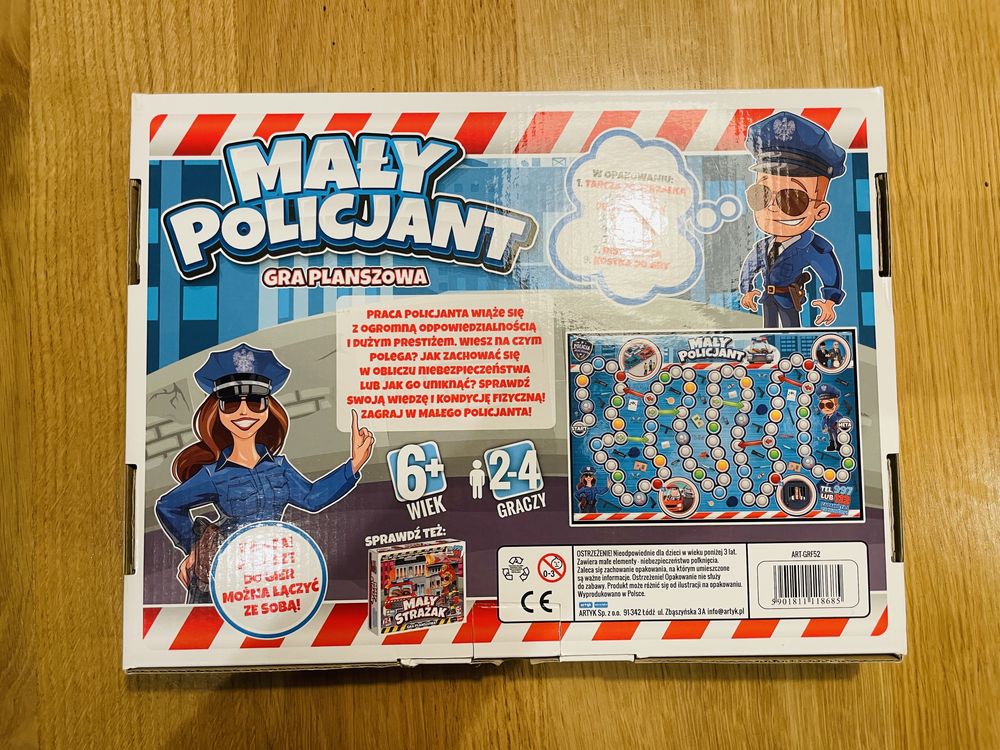 Sprzedam grę Maly Policjant oraz klocki magnetyczne Magical Magnet