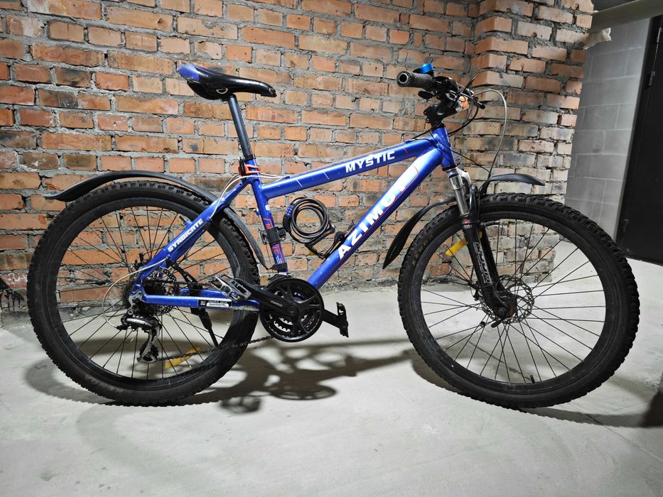 Велосипед Azimut Mystic 26*18'' алюмінієва рама дискові гальма Shimano