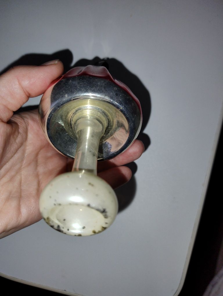 Елочная игрушка СССР настольная лампа абажур