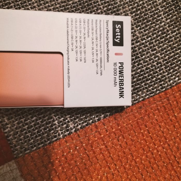 Setty nowy power Bank 10 000mpa