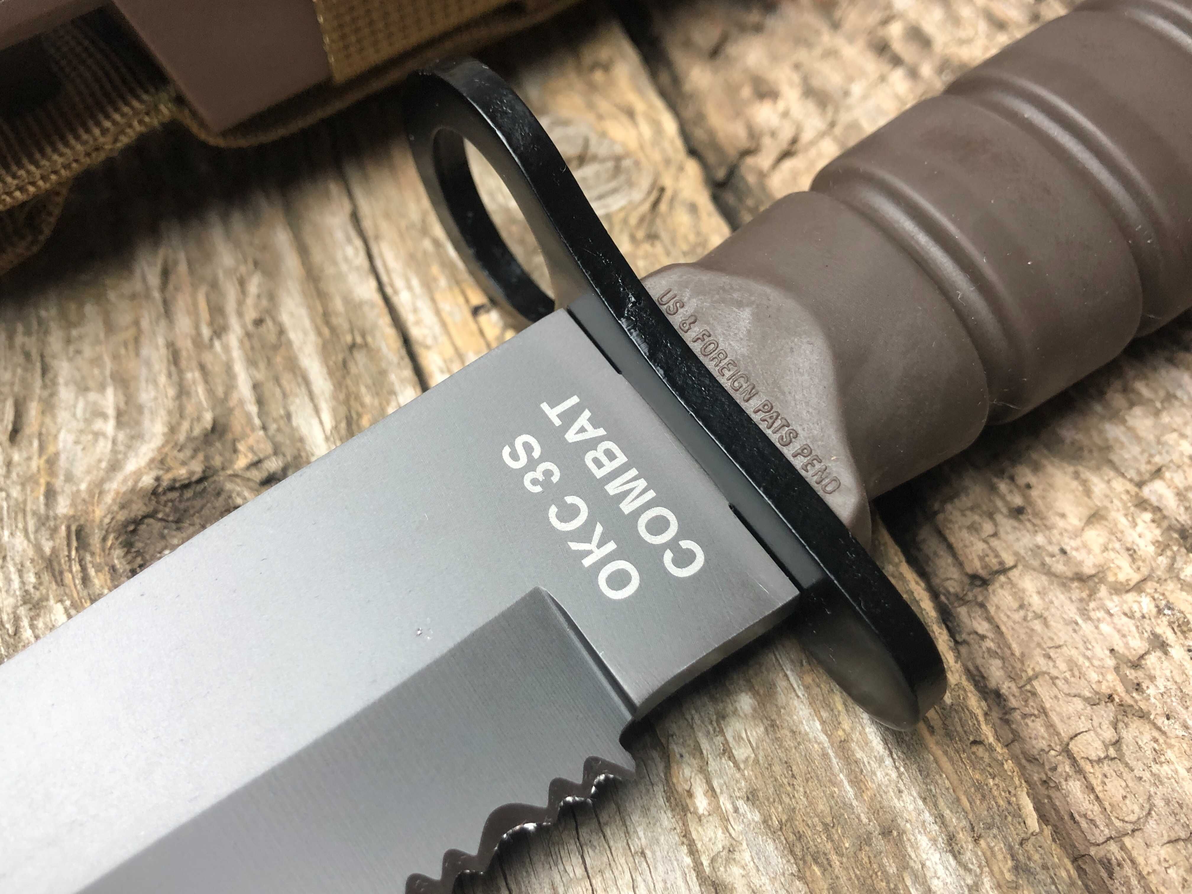 Штык нож Танто Ontario OKC 3S Bayonet Combat, Тактический нож М9