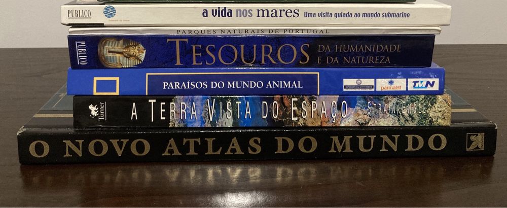 Atlas, Livros sobre o Espaço, Natureza e Animais