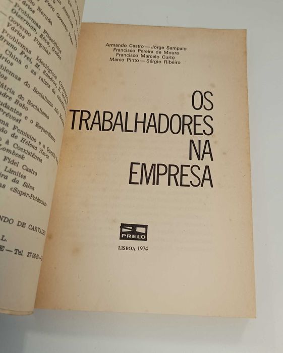 Os trabalhadores na empresa, de Armando Castro