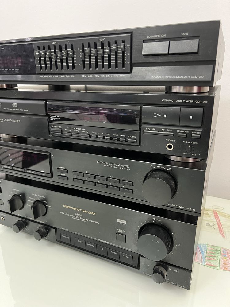 Sony wieża HiFi stereo CD, Equalizer, Amplituner