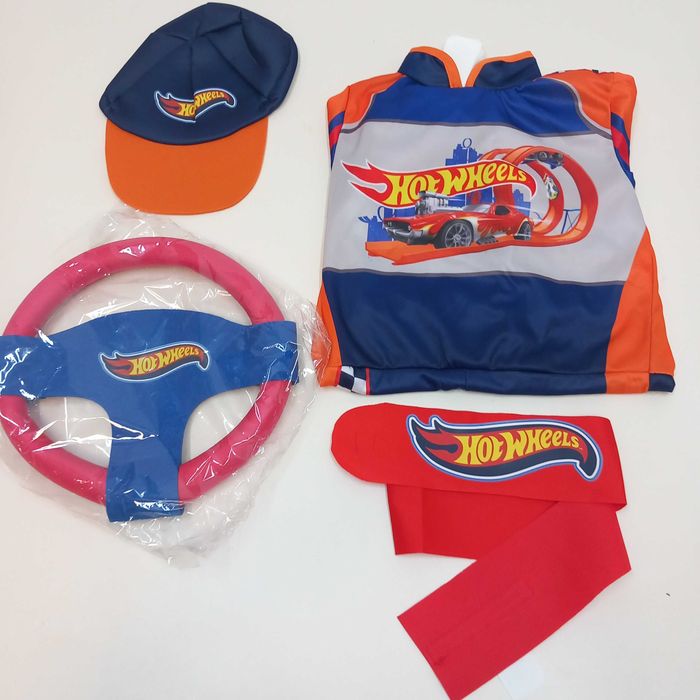 Strój pilota Hot Wheels Race Team Kostium Ciao 5-7 lat przebranie 253