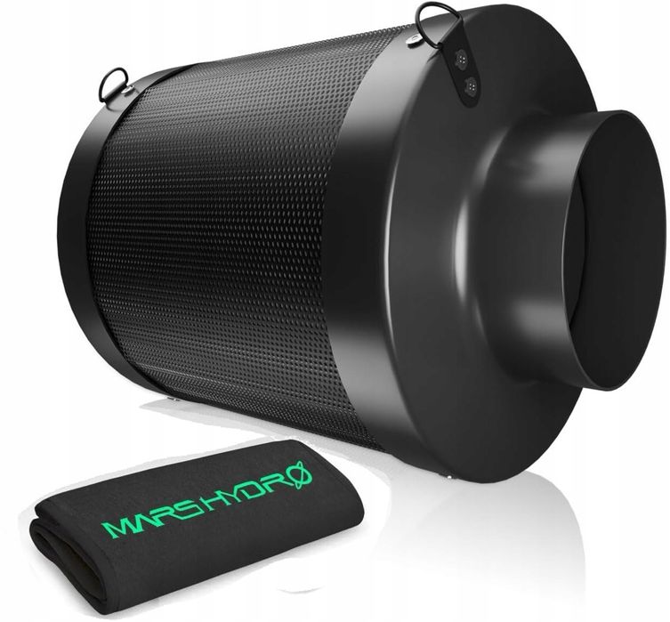 4-calowy filtr z węglem aktywnym, 100 mm, filtr powietrza Inline