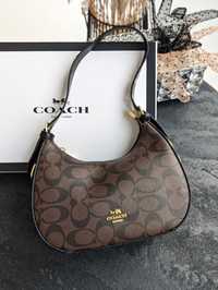 Сумка багет Coach Коричнева