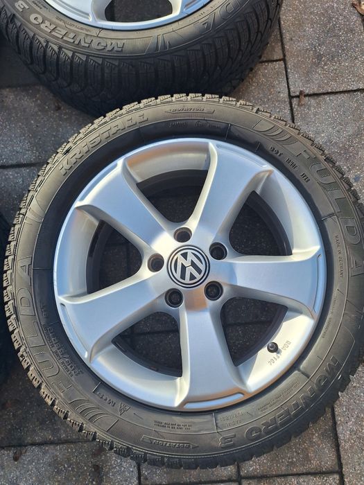 Koła zimowe VW Passat B6 Golf Caddy touran 5x112  205 55 r16 24r.