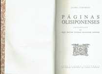 3808

Páginas olisiponenses  
de Jaime Cortesão